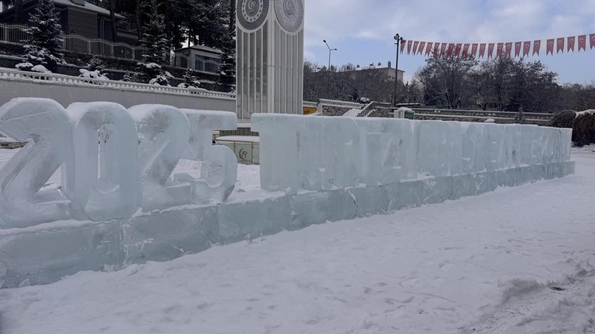 ''2025 Turizm Bakenti Erzurum'' yazs buza ilendi