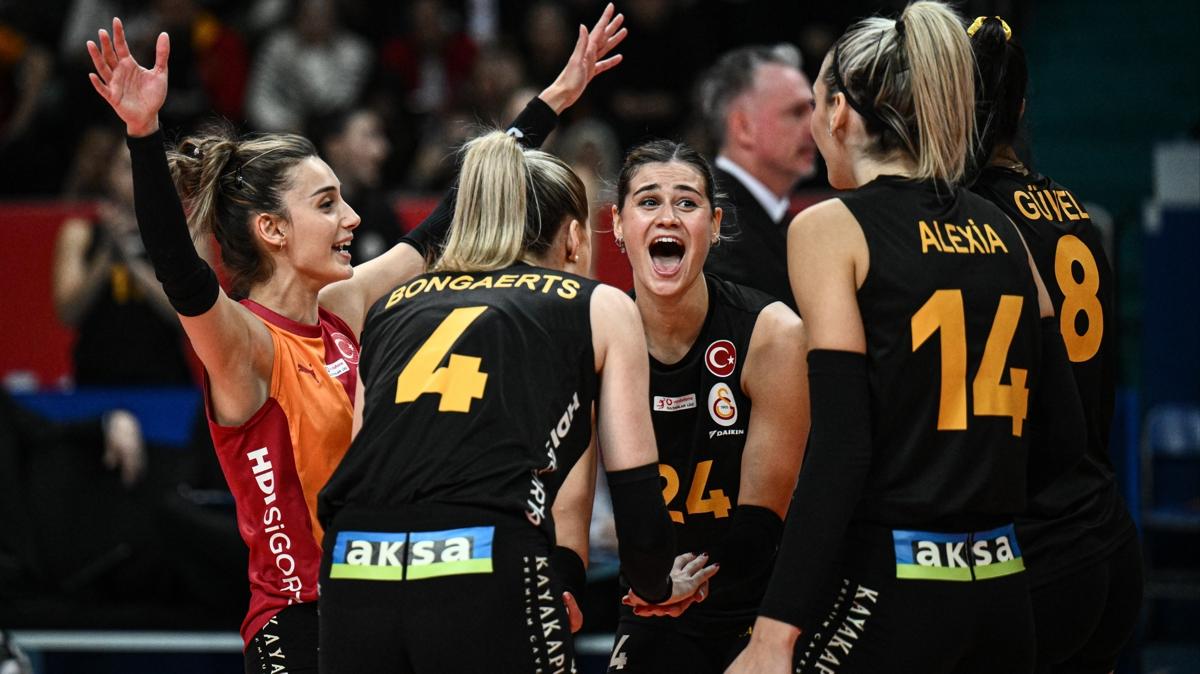 Galatasaray, CEV Challenge Kupas'nda yarn Olympiakos deplasmannda