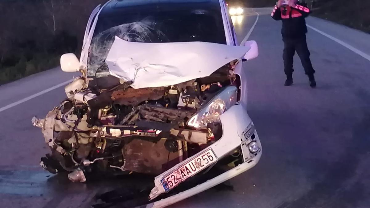 Ordu'da trafik kazas: 2 l