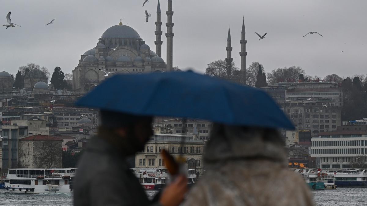 stanbul'a yal hava uyars! Tarih verildi