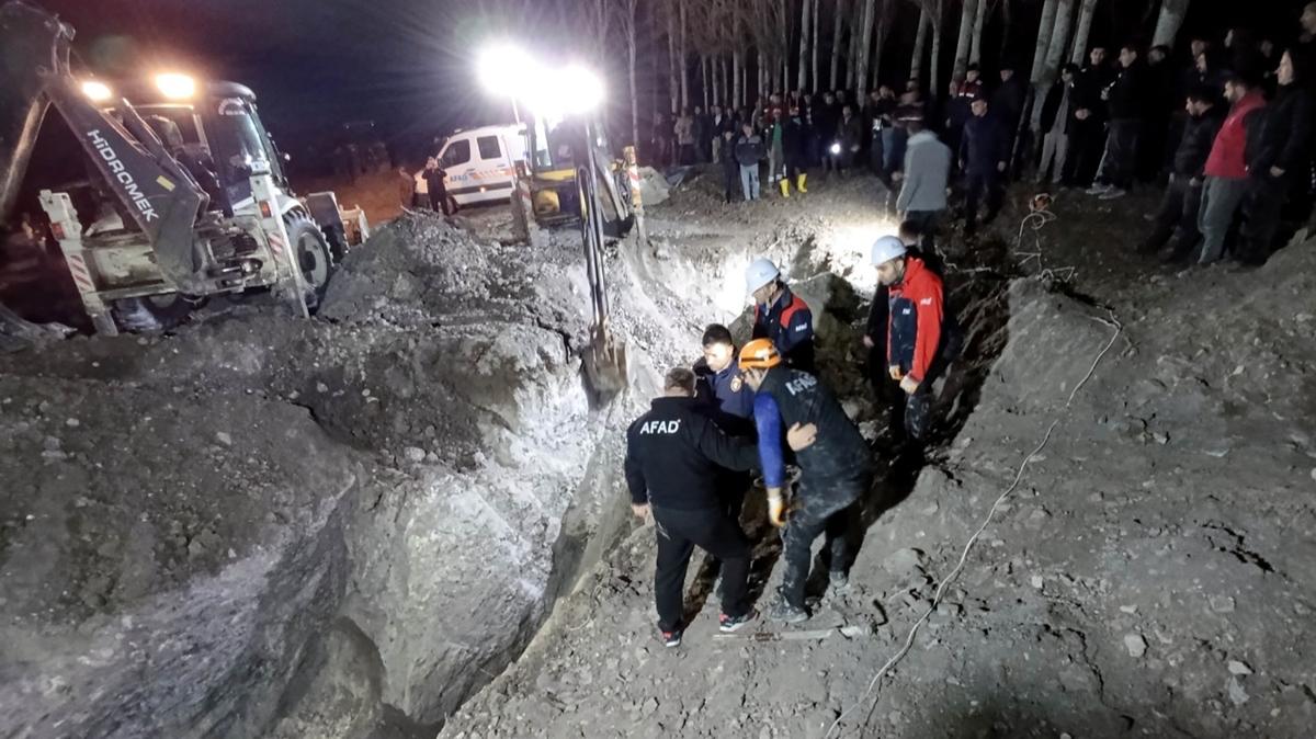 Amasya'da sondaj almasnda gk: 2 ii toprak altnda kald! Valilikten ilk aklama