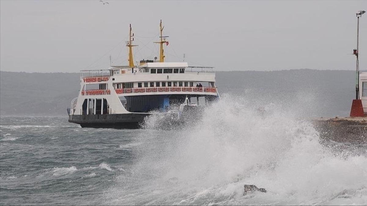 Gkeada'ya yaplacak baz feribot seferleri iptal edildi