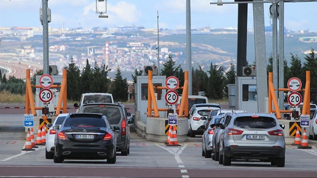 Yeni yln otoyol ve kpr gei cretleri belli oldu