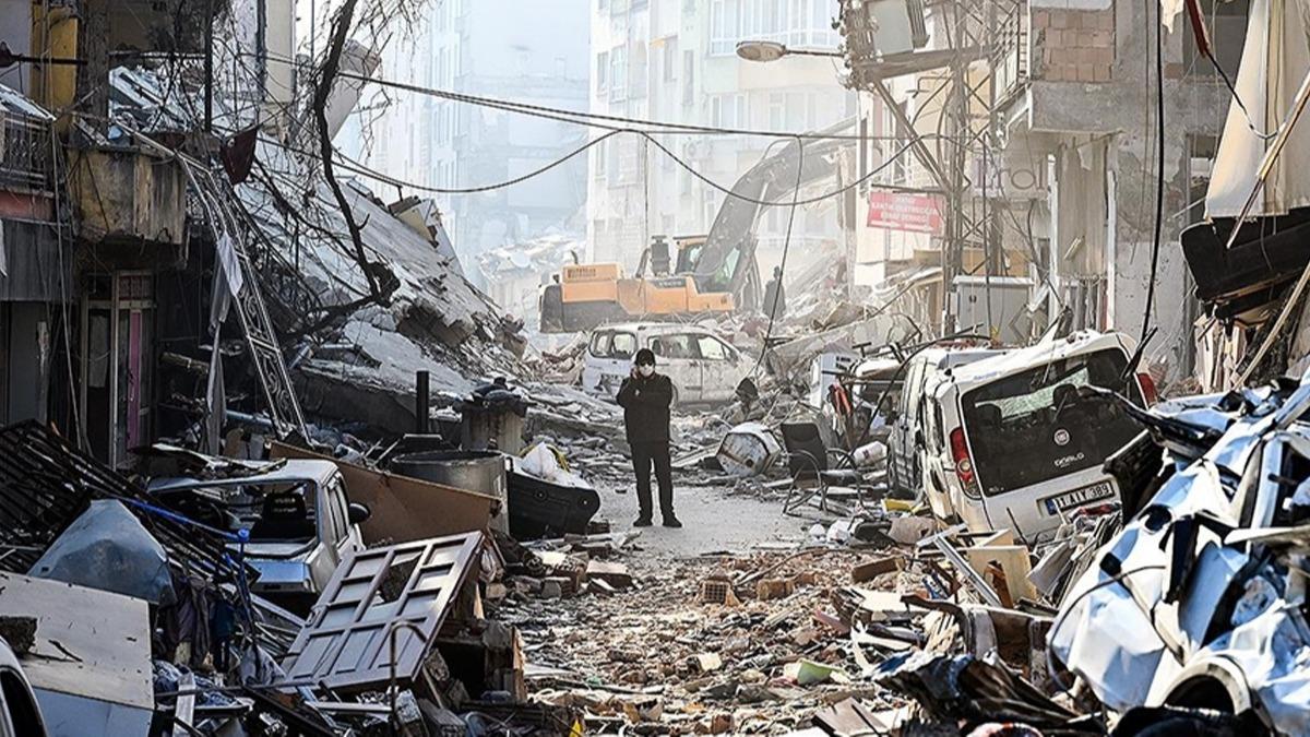 Kahramanmara'ta deprem sonras ar hasar alan binalarn yzde 99'u ykld  