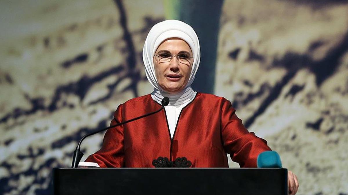 Emine Erdoan'dan Gazze paylam: zgrlkleri iin ehit olan Filistinli kardelerimizi rahmetle anyorum