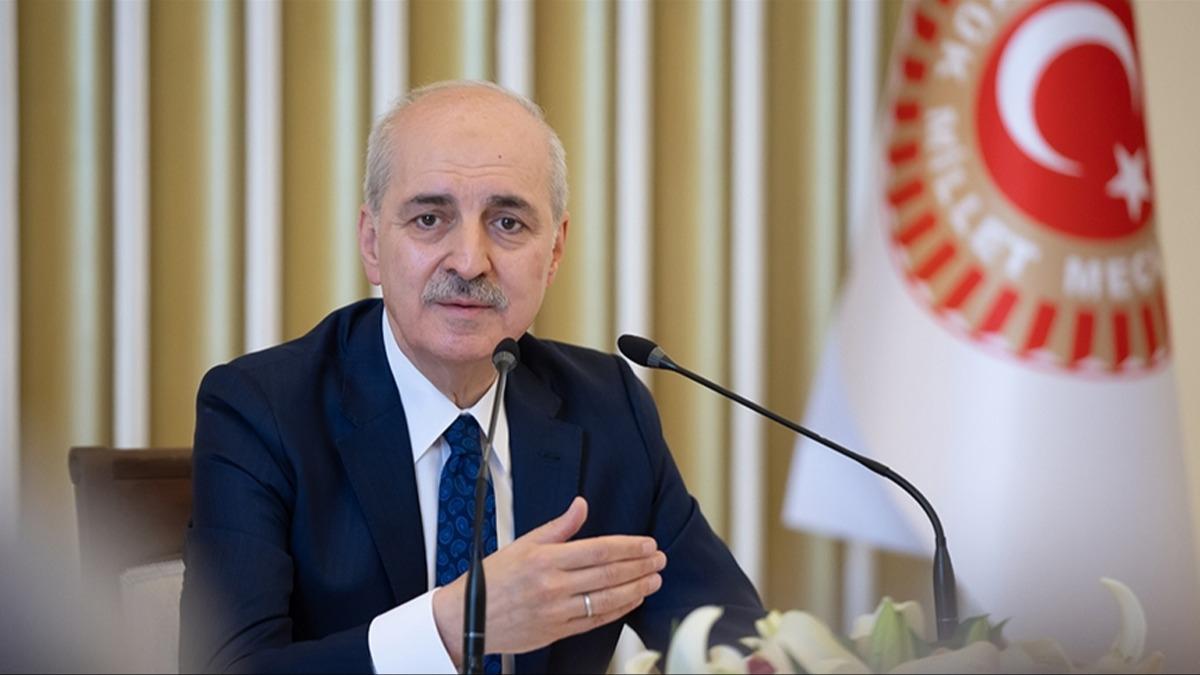 TBMM Bakan Kurtulmu'tan Gazze'de atekes aklamas: Filistin davasnn yannda olmaya devam edeceiz 