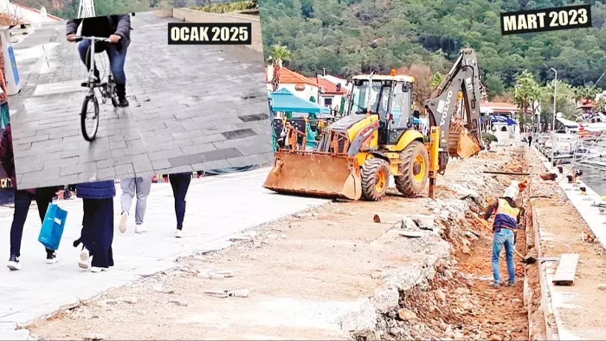 Turizm kentinde CHP'den byk fiyasko! Liman iini ellerine yzlerine bulatrdlar