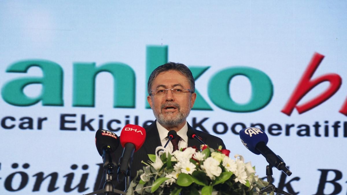 Bakan Yumaklı: Tarımsal hasılada Avrupa'da birinci, dünyada dokuzuncuyuz