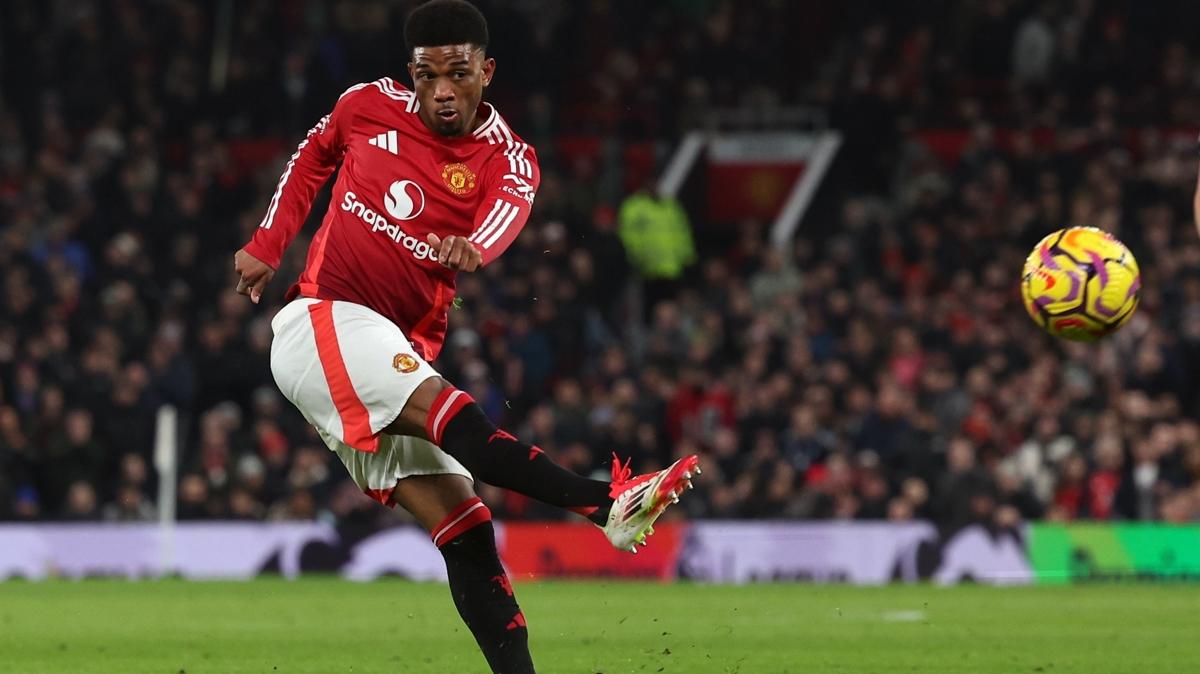 Manchester United'n parlayan yldz Amad Diallo