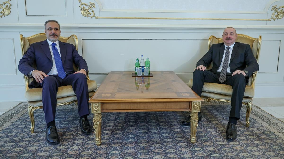 Bakan Fidan, Aliyev'le görüştü