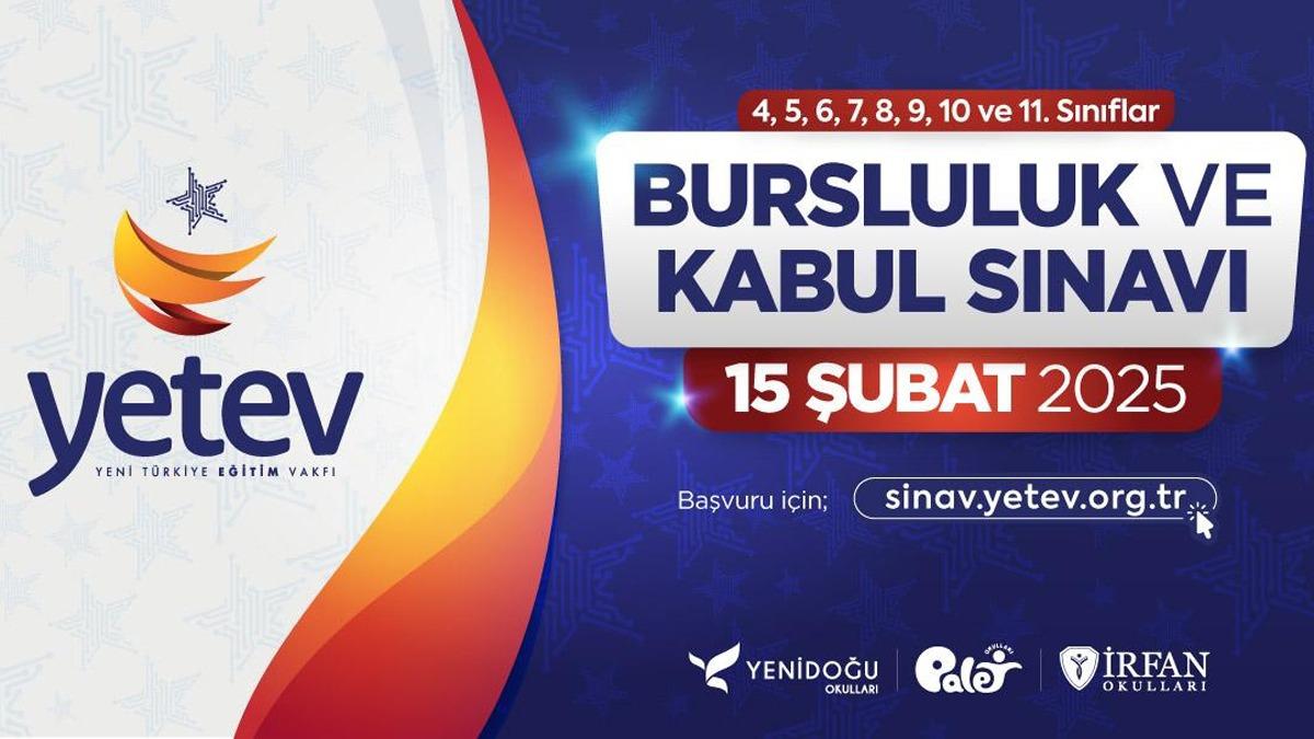 YETEV Bursluluk ve Kabul Snav Bavurular Balad