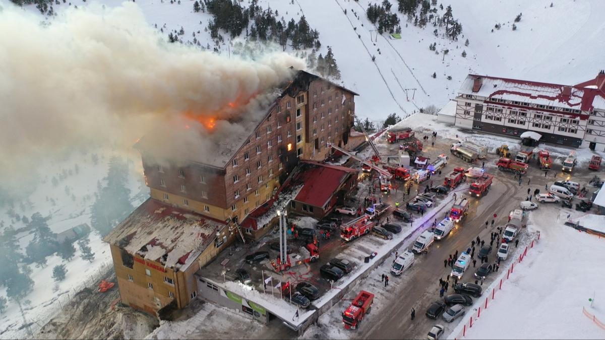 Kartalkaya'da otelde yangn facias: 10 kii hayatn kaybetti