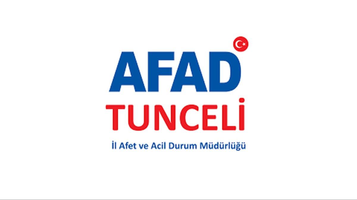 Tunceli AFAD Mdrlnden deprem konutu hak sahiplii almalarna ilikin aklama                                                             