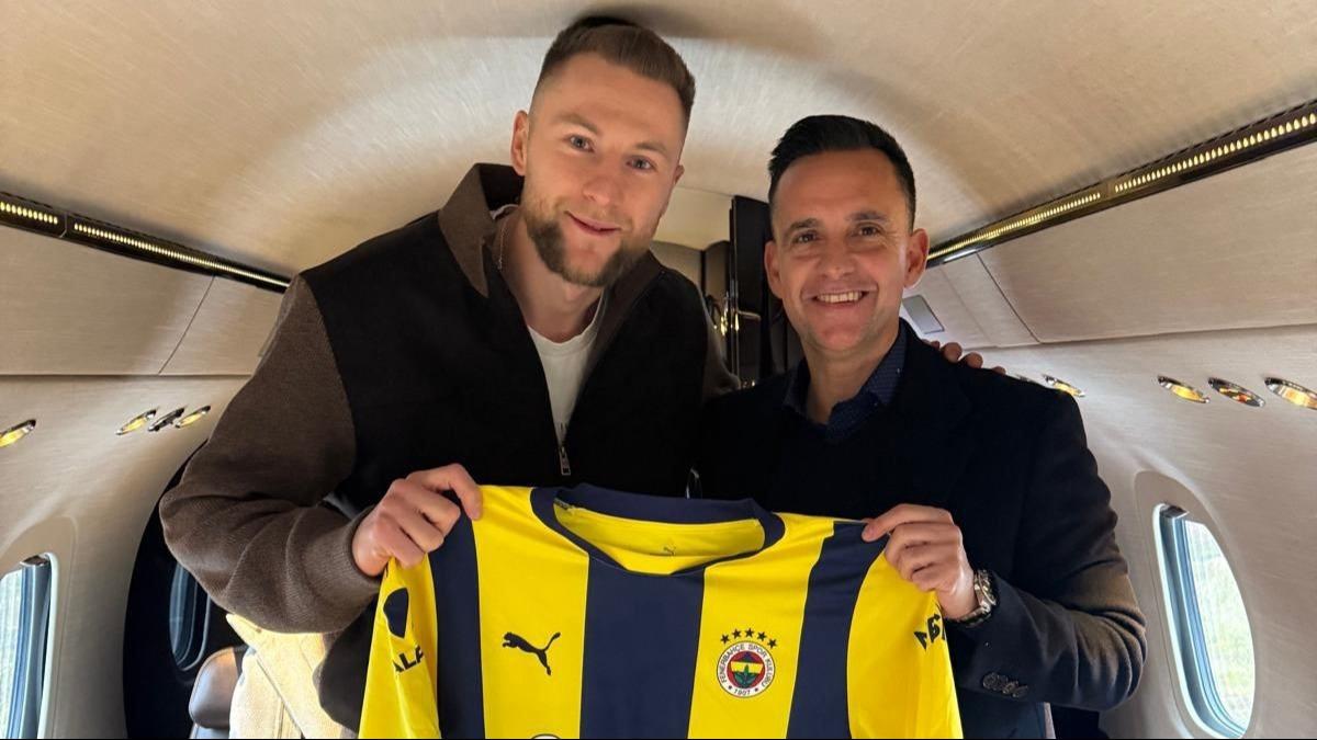 Fenerbahe iin geldi! Milan Skriniar, stanbul'da