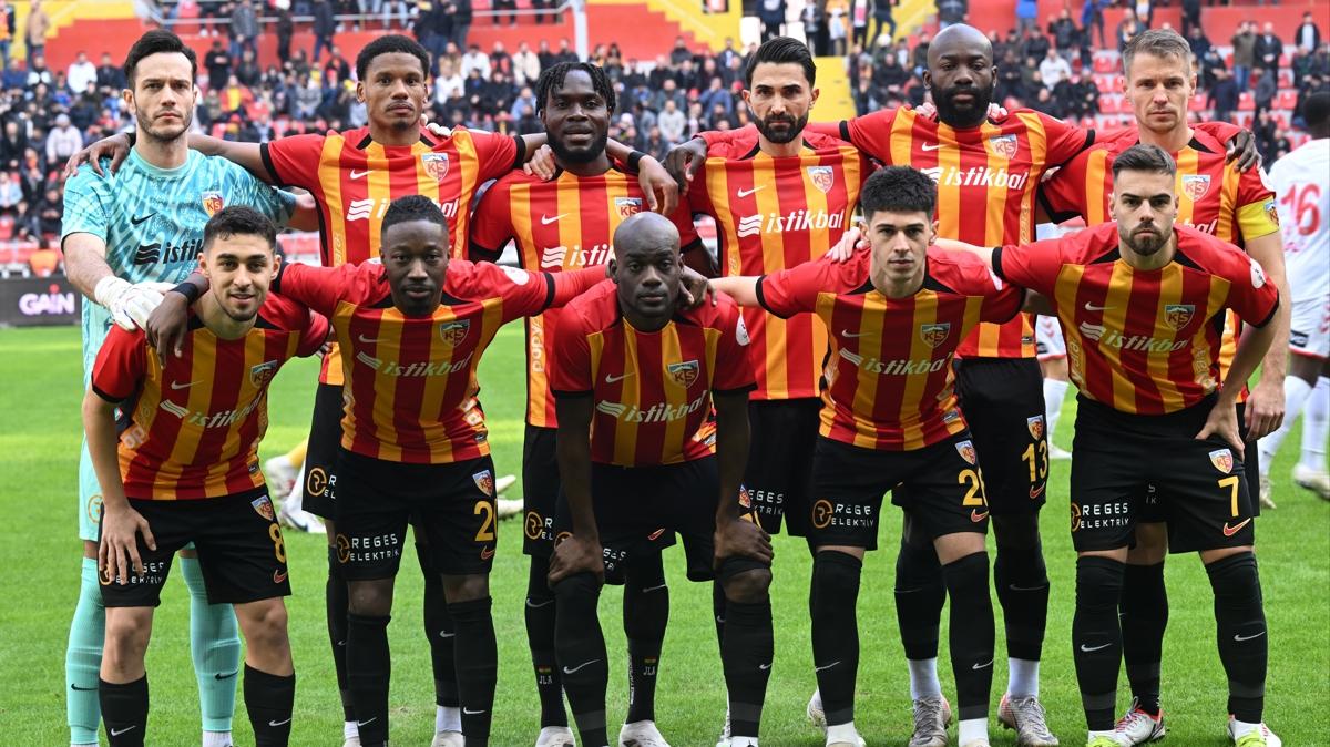 Kayserispor'un i sahada yz glmyor