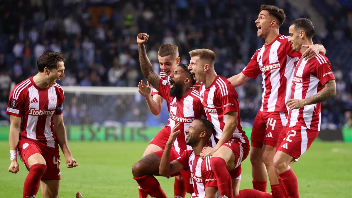 Olympiakos ilk 8 iin frsat yakalad