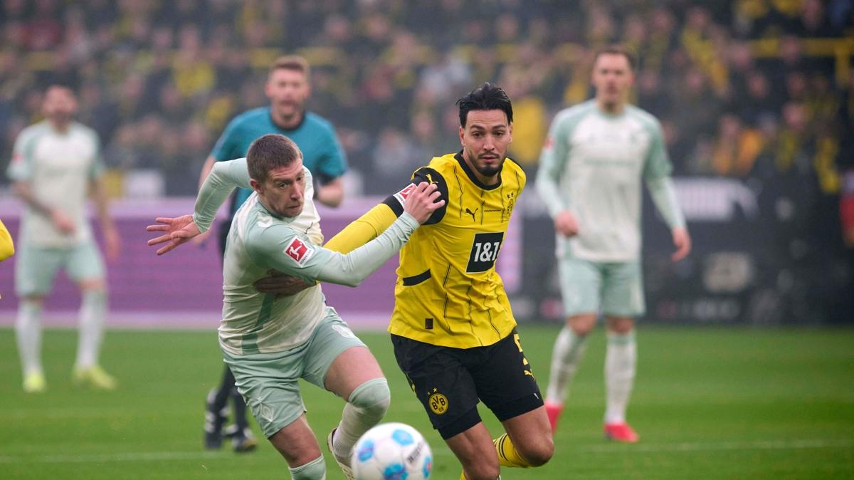 Borussia Dortmund ile Werder Bremen yeniemedi