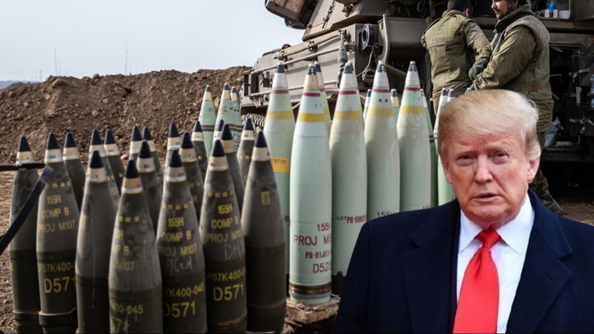 Trump gelir gelmez srail'e yatrm yapt: 1 tonluk MK-84 sevk etti teekkr kapt 