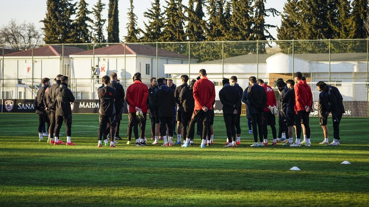 Gaziantep FK, Galatasaray ma hazrlklarna devam ediyor