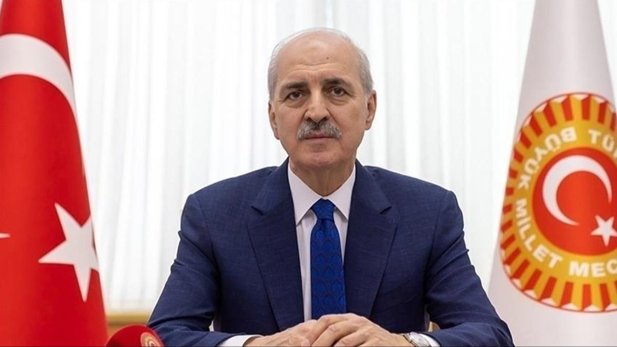 TBMM Bakan Kurtulmu: Misakmilli ruhu, adalet, zgrlk ve kardelik uruna verilen bir ahittir