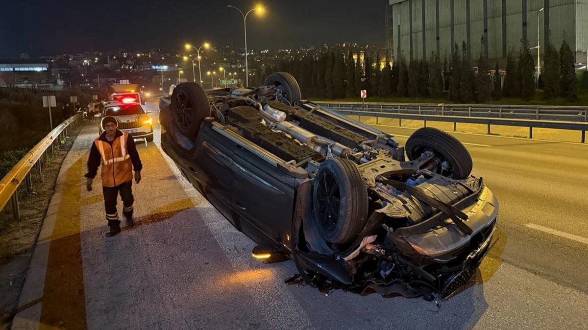 Anadolu Otoyolu'nda kaza: 1 l