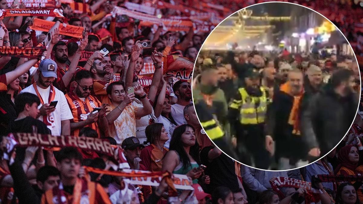 Galatasaray taraftar Filistin'i unutmad! Hollanda'da ''Kahrolsun srail'' sesleri