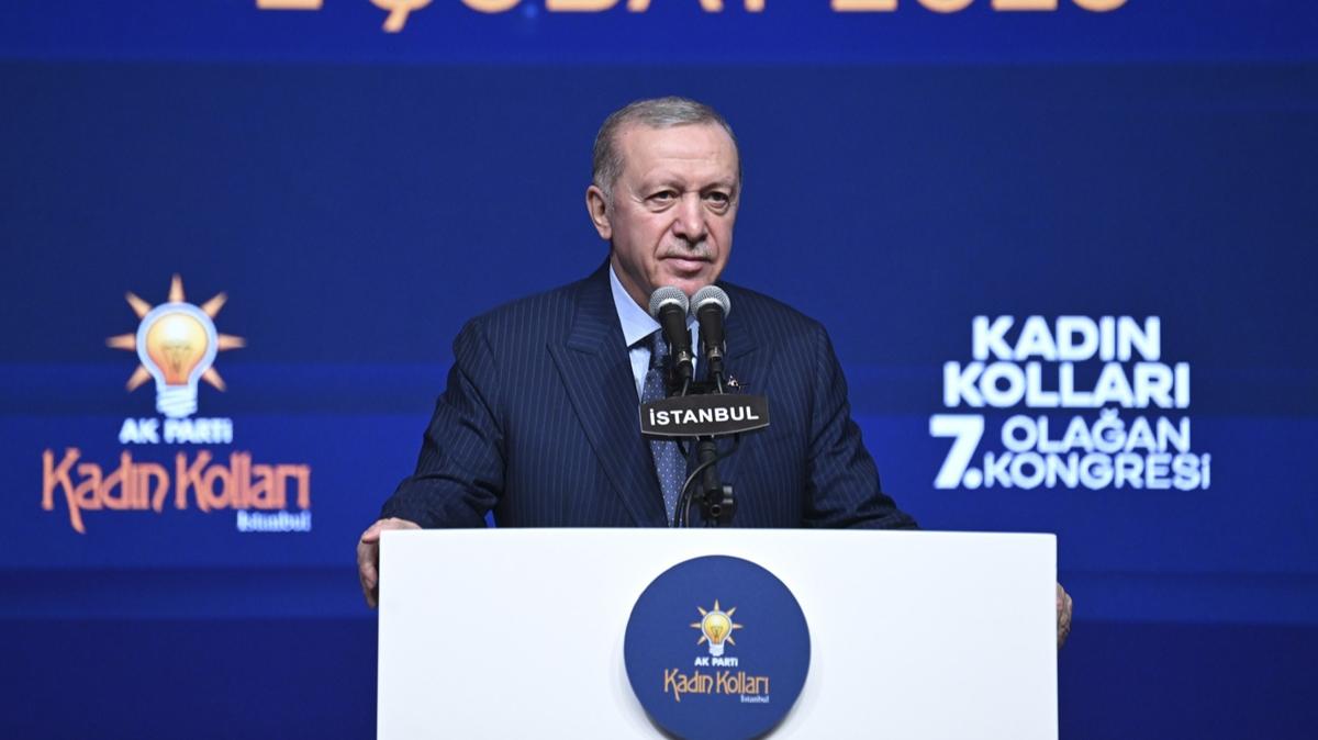 Cumhurbakan Erdoan: Muhalefet bu kafayla iktidar 222 yl daha bekler