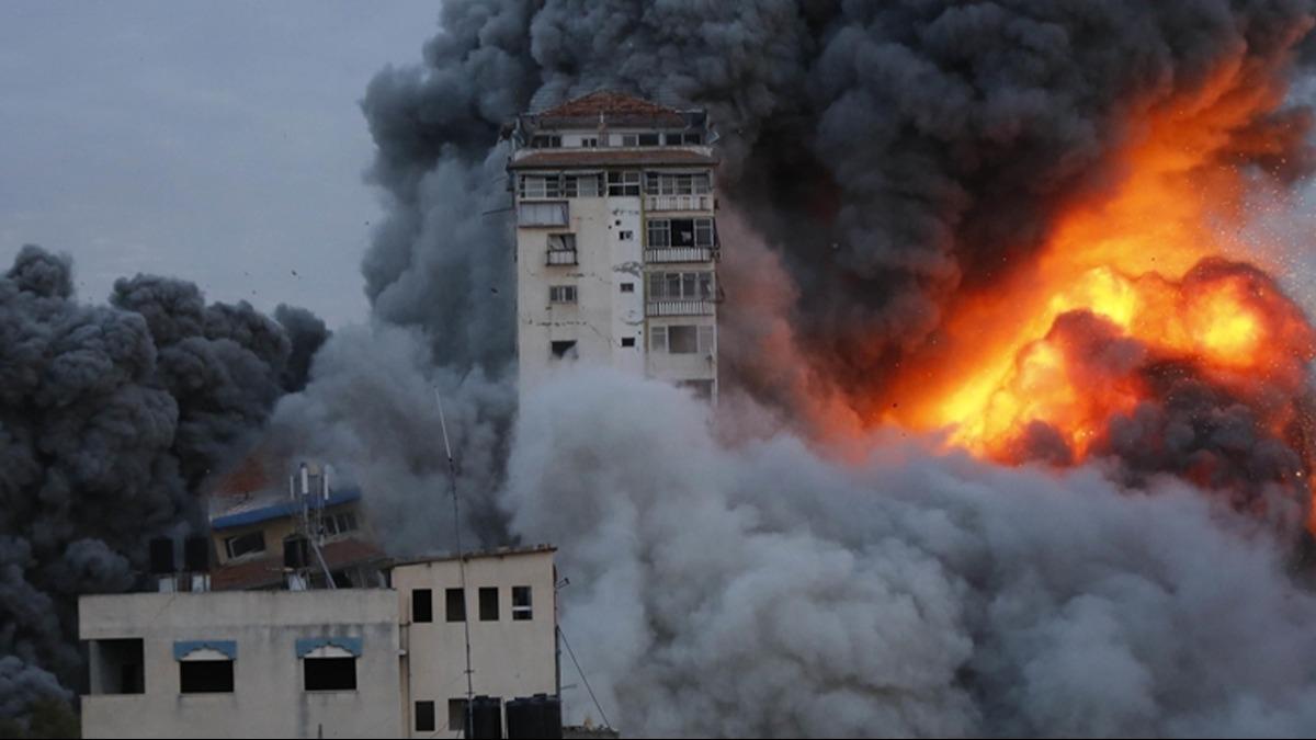 srail Bat eria'da evleri havaya uuruyor! Hamas'tan 'soykrm' aklamas