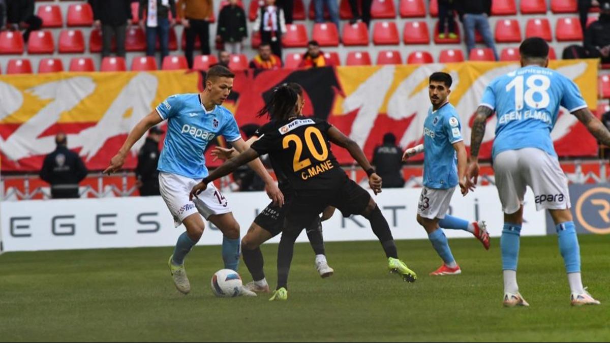 Kayserispor evinde Trabzonspor'u yenemiyor
