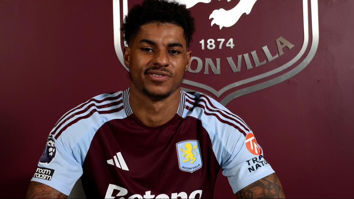 Aston Villa, Marcus Rashford transferini duyurdu