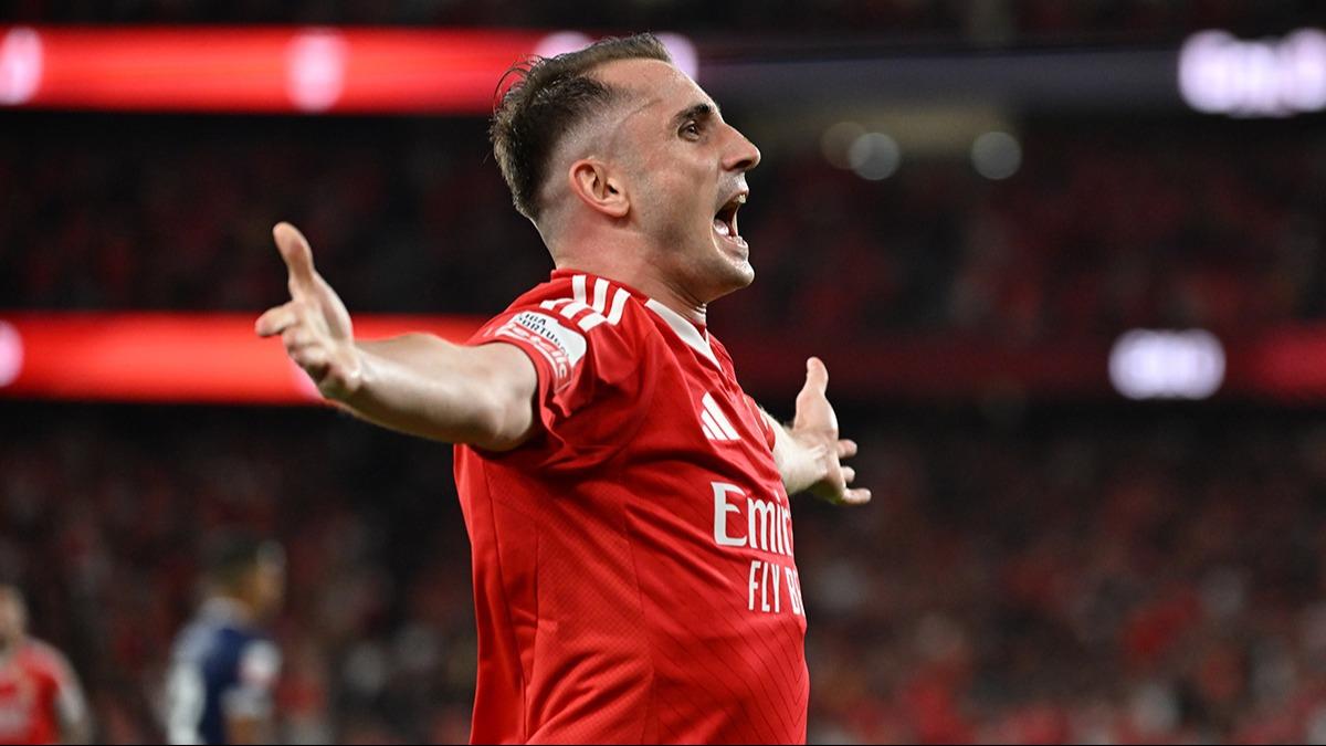 Benfica kariyerine frtna gibi balamt! Kerem Aktrkolu 59 gndr gol orucunda