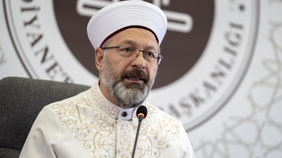 Diyanet leri Bakan Erba: nsanlara ulaabilmek iin en nemli yol hitabet