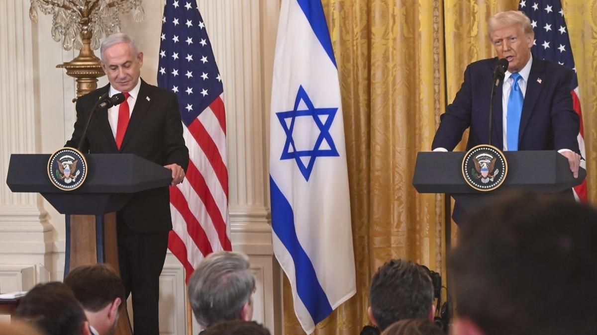 Netanyahu ile gren Trump sinsi plan aklad: ABD, Gazze eridi'ni devralacak