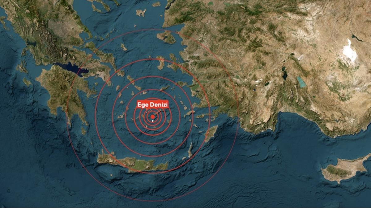 Ege Denizi beik gibi sallanyor! Bir deprem daha meydana geldi 