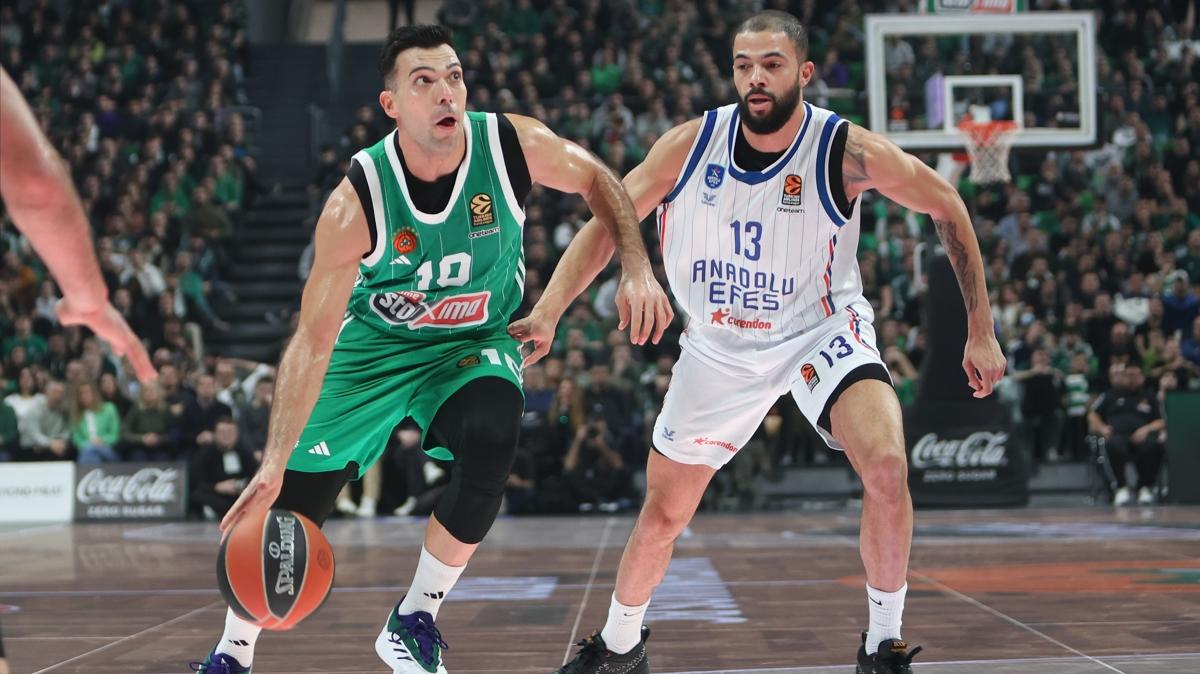 Anadolu Efes, Panathinaikos deplasmanndan kamad