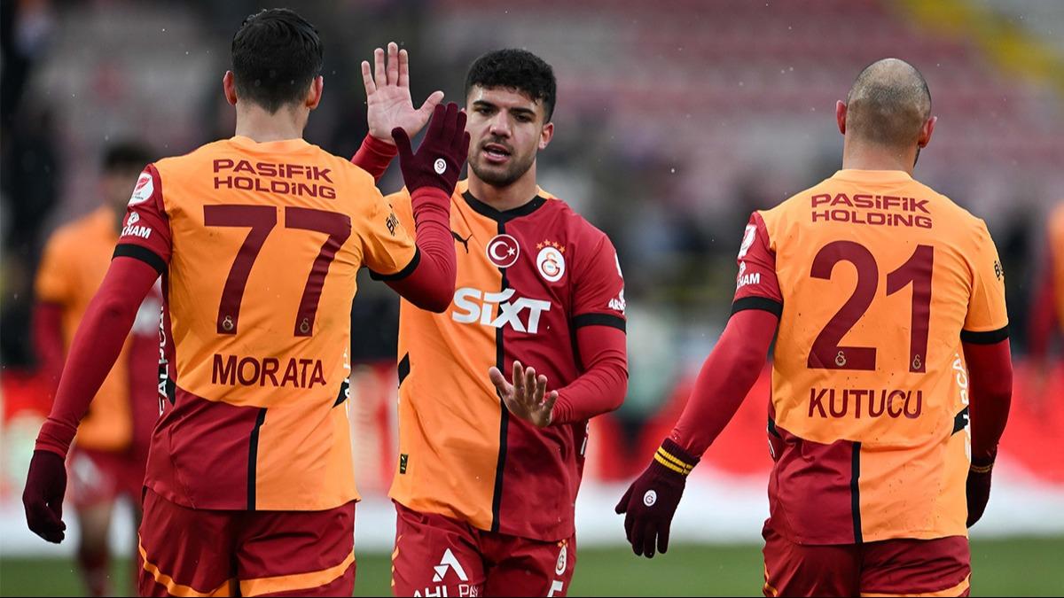 Galatasaray Bolu'da farkl kazand! Aslan kupada ilk galibiyetini ald