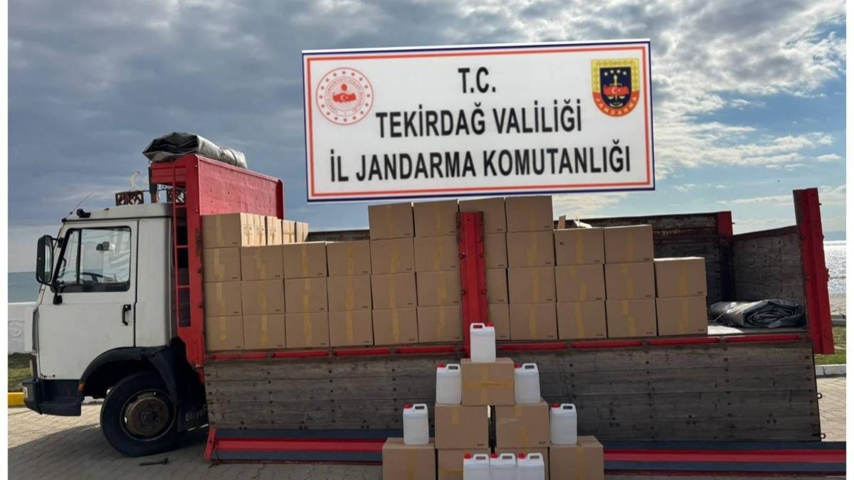 Tekirda'da ele geirildi! Tam 5 ton