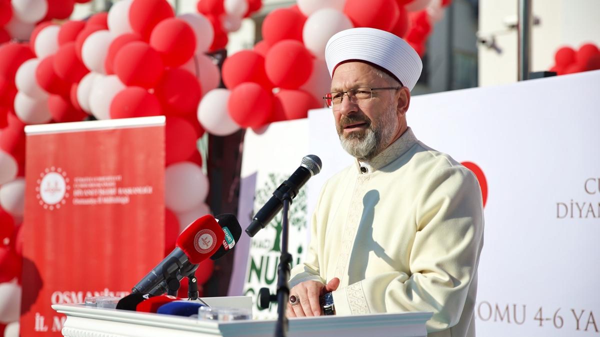 Diyanet leri Bakan Erba: Bizim 7'den 70'e deil 7'den nce de 70'ten sonra da rencimiz var