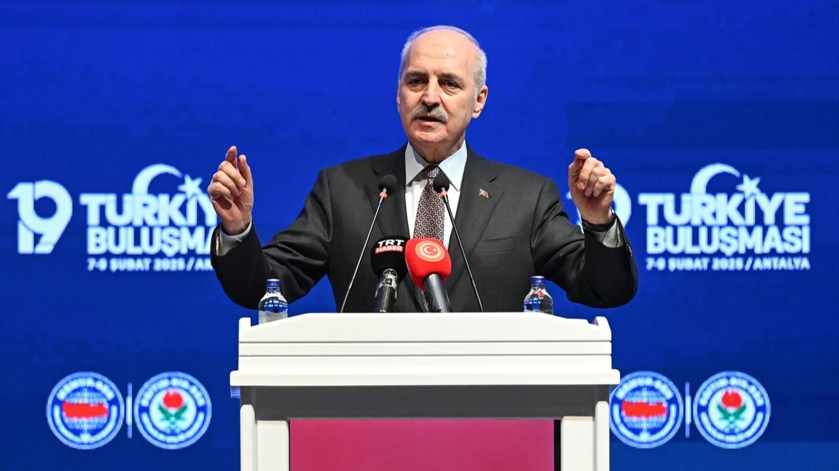 TBMM Bakan Kurtulmu'tan Trump'n kirli planna sert tepki: Filistin satlk kupon arazisi deildir