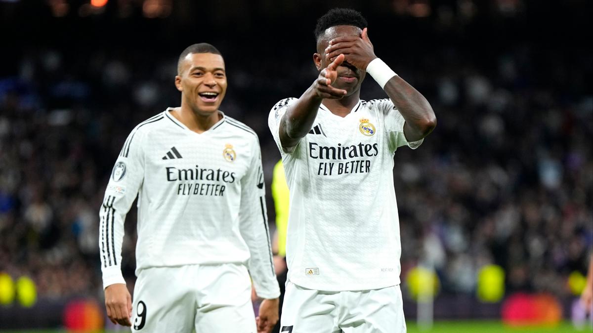 Vinicius Junior'dan Mbappe k