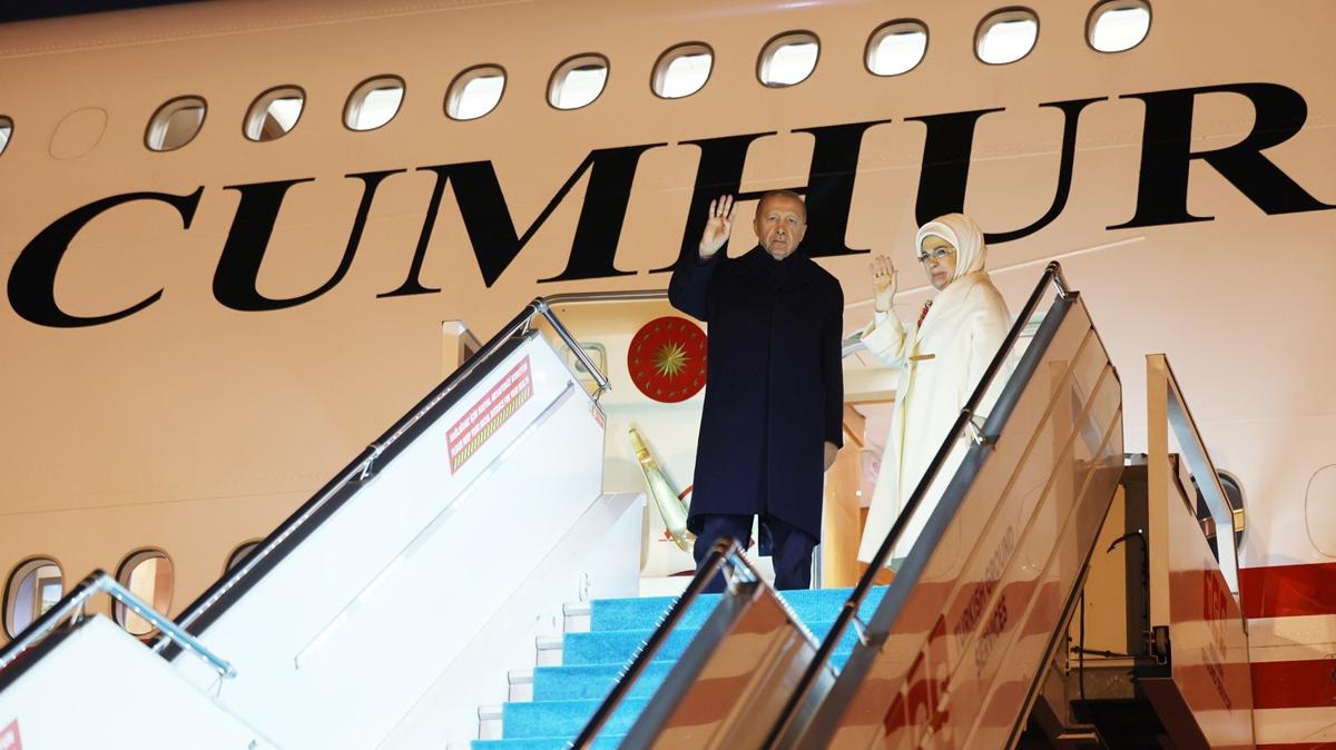 Cumhurbakan Erdoan eitli ziyaretlerde bulunmak zere Malezya'ya gitti 