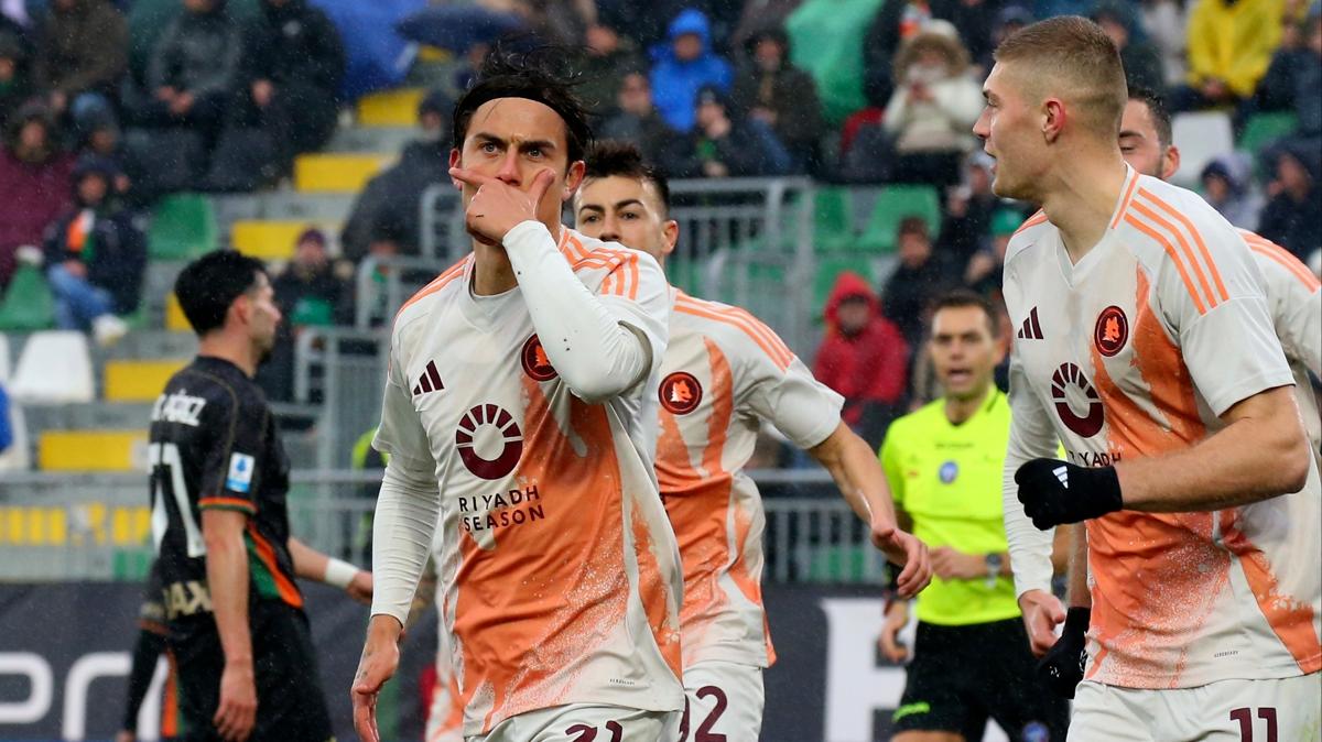 Paulo Dybala att Roma kazand