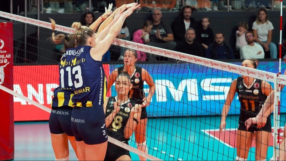 Sultanlar Ligi'nde dev karlama: Fenerbahe-VakfBank