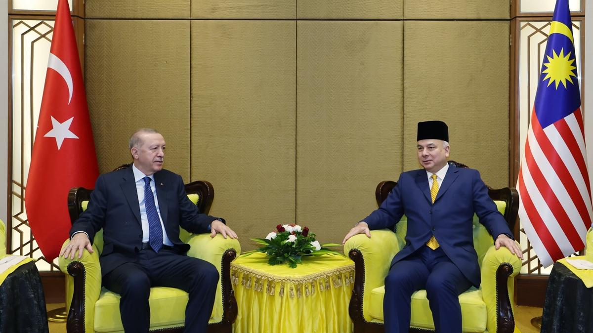 Cumhurbakan Erdoan, Perak Sultan Nazrin ah ile grt