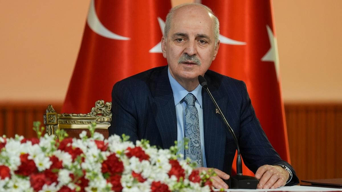 TBMM Bakan Kurtulmu'tan Sultan 2. Abdlhamid Han iin anma mesaj