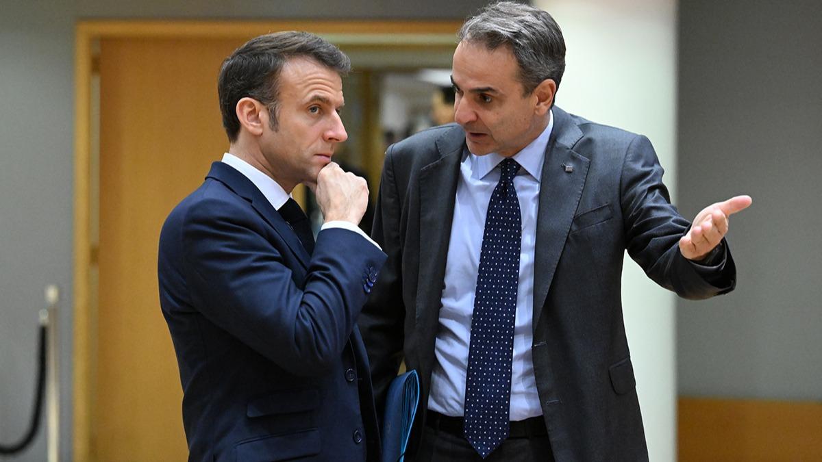 Macron'dan Miotakis'e 'Trkiye' reddi: Engellemen mmkn deil