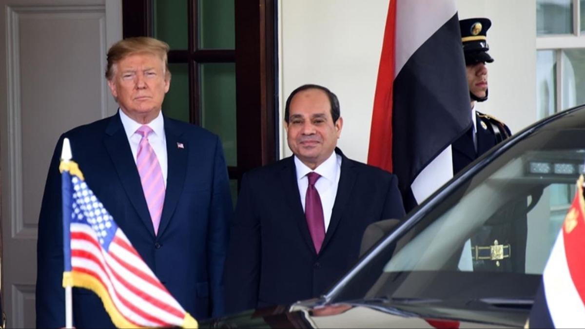 Sisi, Trump'n Gazze plannn gndemde olmas durumunda ABD'yi ziyaret etmeyecek