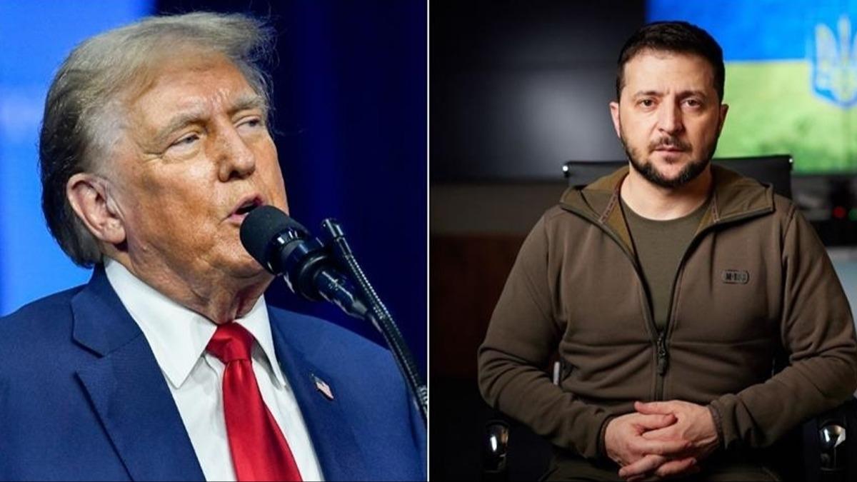 Trump, Zelenskiy ile grt: O da Putin gibi bar istiyor