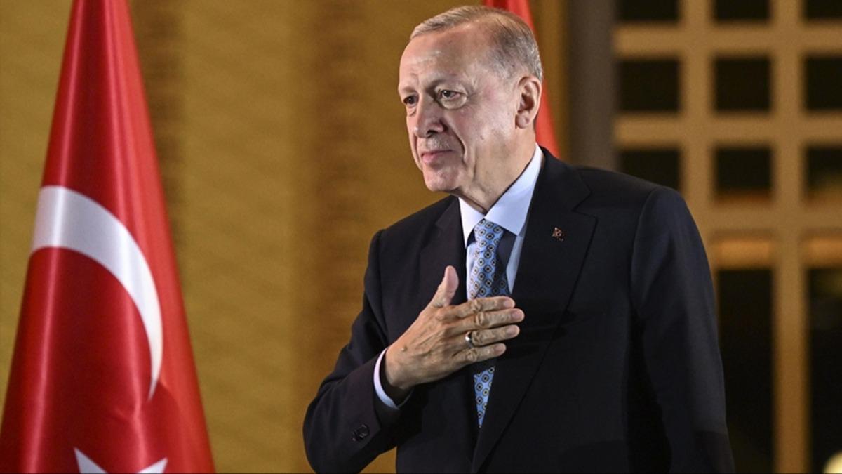 Cumhurbakan Erdoan'dan Berat Kandili paylam