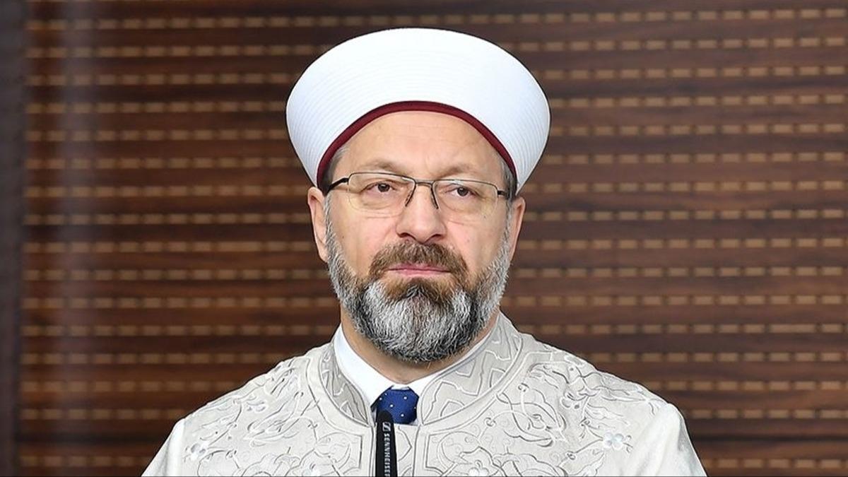 Diyanet leri Bakan Erba'tan Berat Kandili mesaj                                          